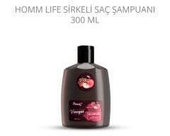 Homm Lıfe Haır Shampoo Vınegar 300 ML Elma VE Ahududu