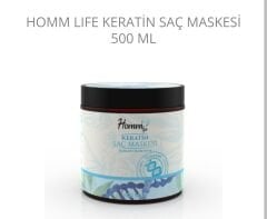 Homm Lıfe Bitkisel Keratin Saç Maskesi 500 ML